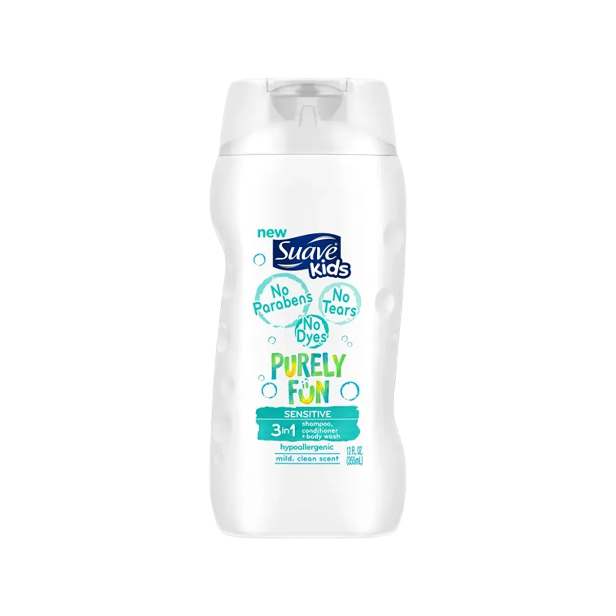 Suave Kids 3 in 1 Shampoo Conditioner 355ml
