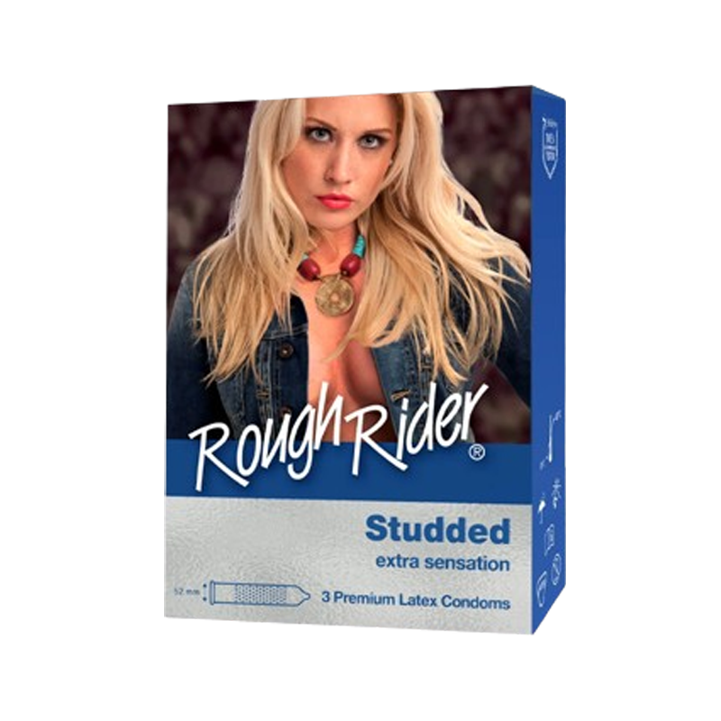 Contempo Rough Rider Premium Latex Condom 52mm 3S