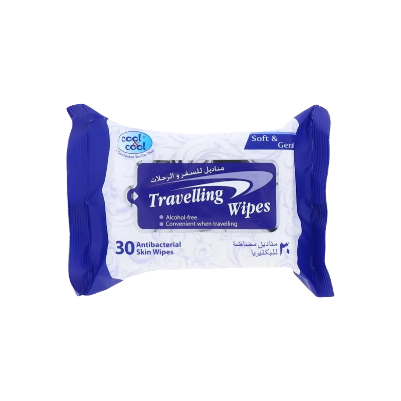 Cool & Cool Travelling Wipes 30Pcs