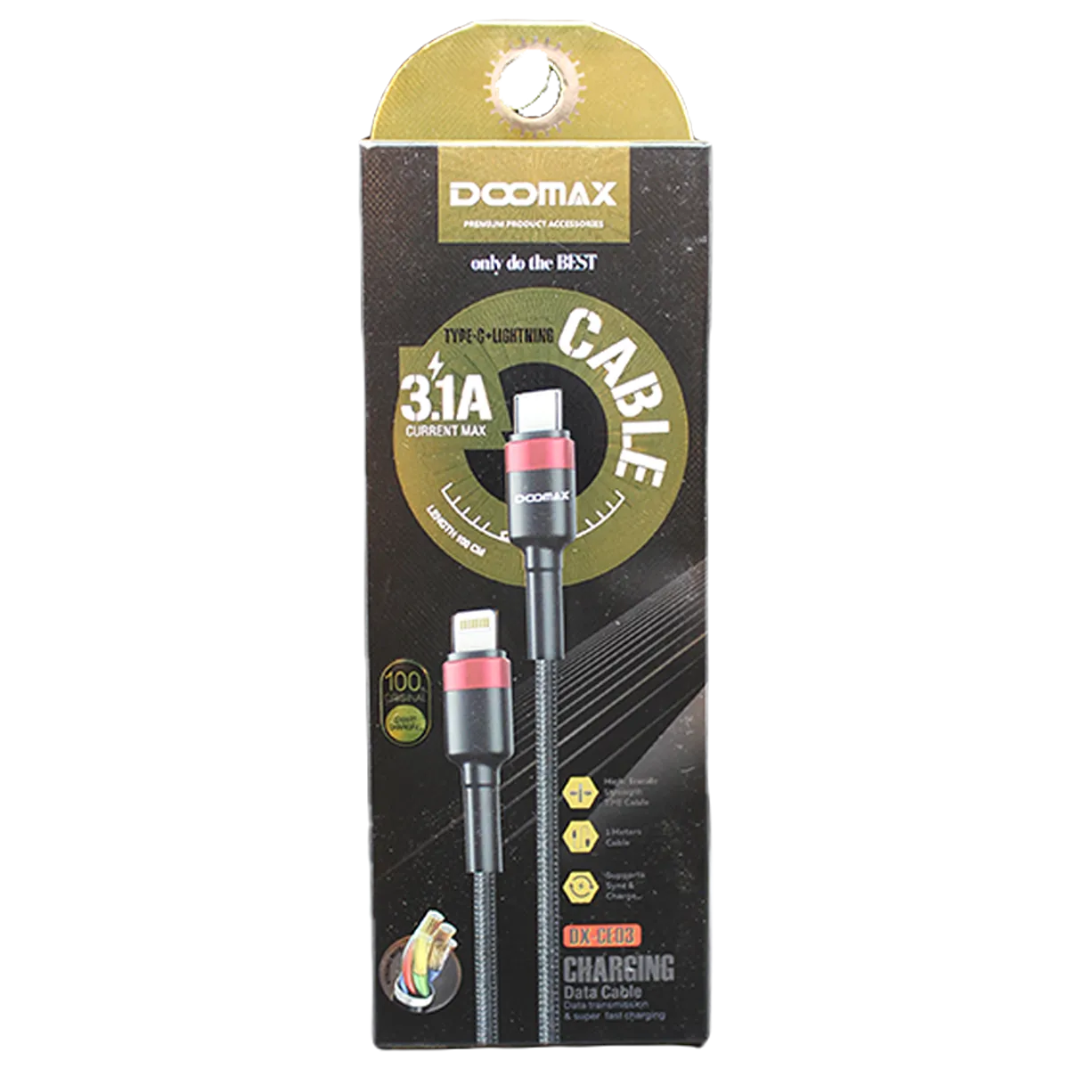 Domax Fast Charging Cable Type*c To*Iphone