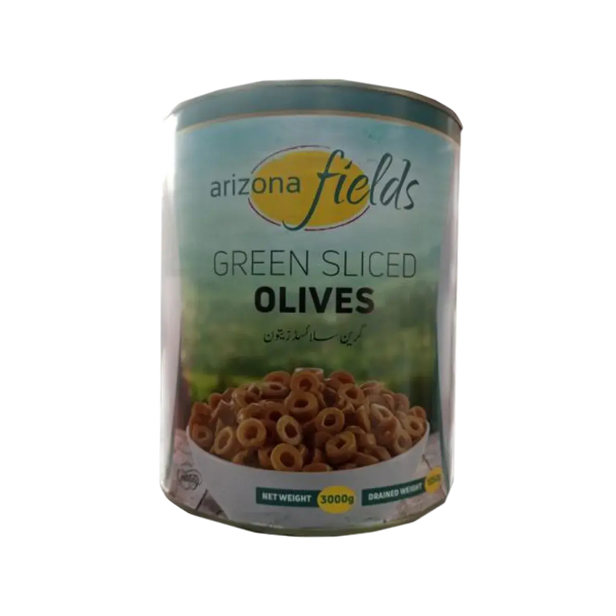 Green Farm Green Olive Slice Tin 3000G