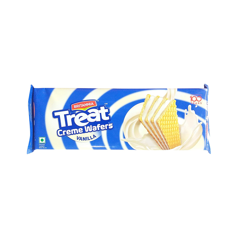 Britannia Treat Cream Wafers Vanilla 75g