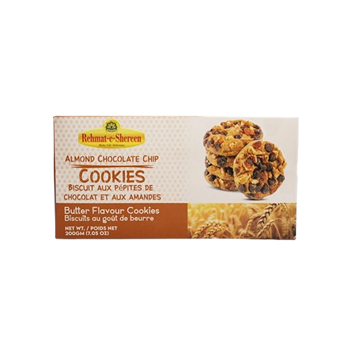 Rehmat -e-shereen Almond Chocolate Chip Cookies 200g