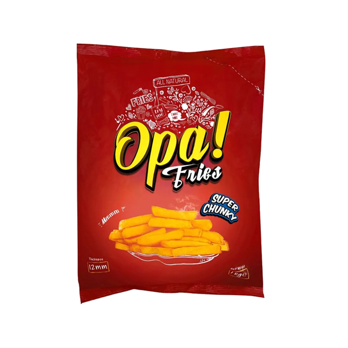 Opa Fries Crinkle 9mm 1.8kg