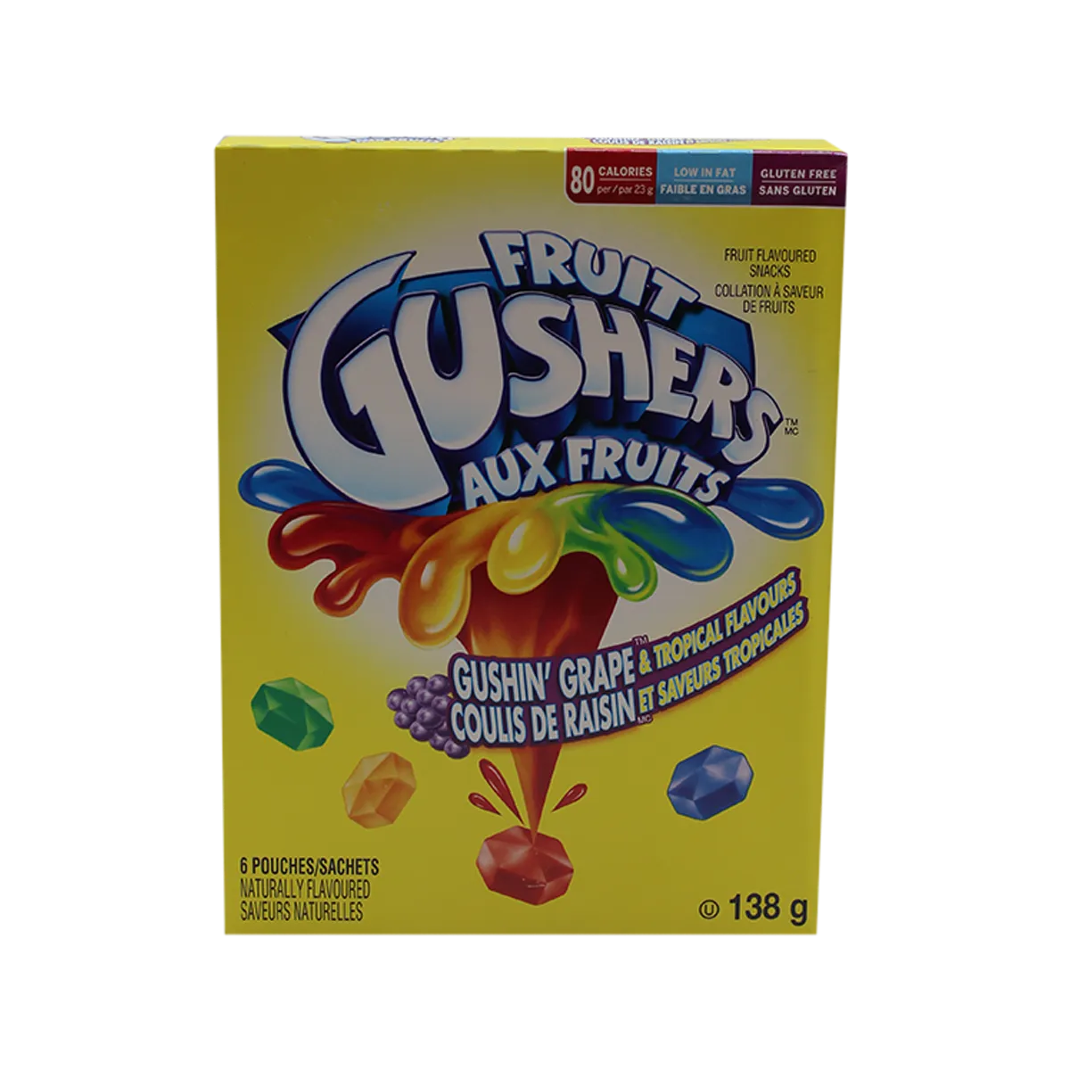 Betty Crocker Fruit Gushers Tropical 138G
