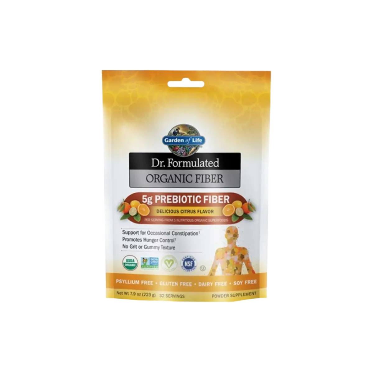 Garden Of Life Dr. Formulated Organic 5G Fiber Prebiotic 223Gm
