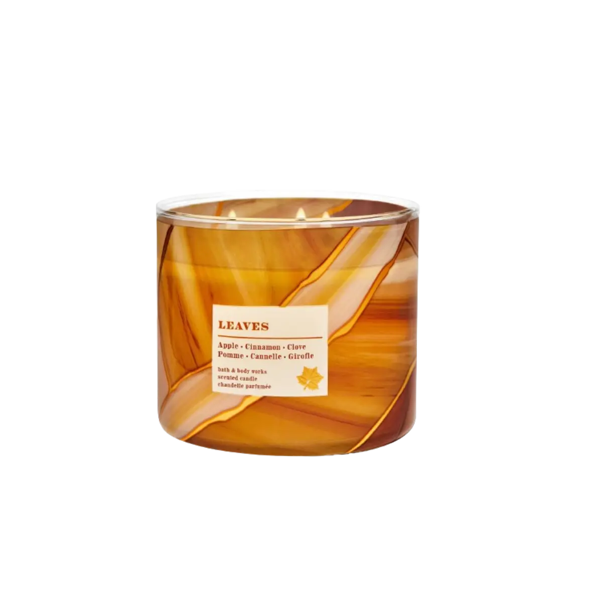 Bath & Body Works Candle 3 Wick Leaves