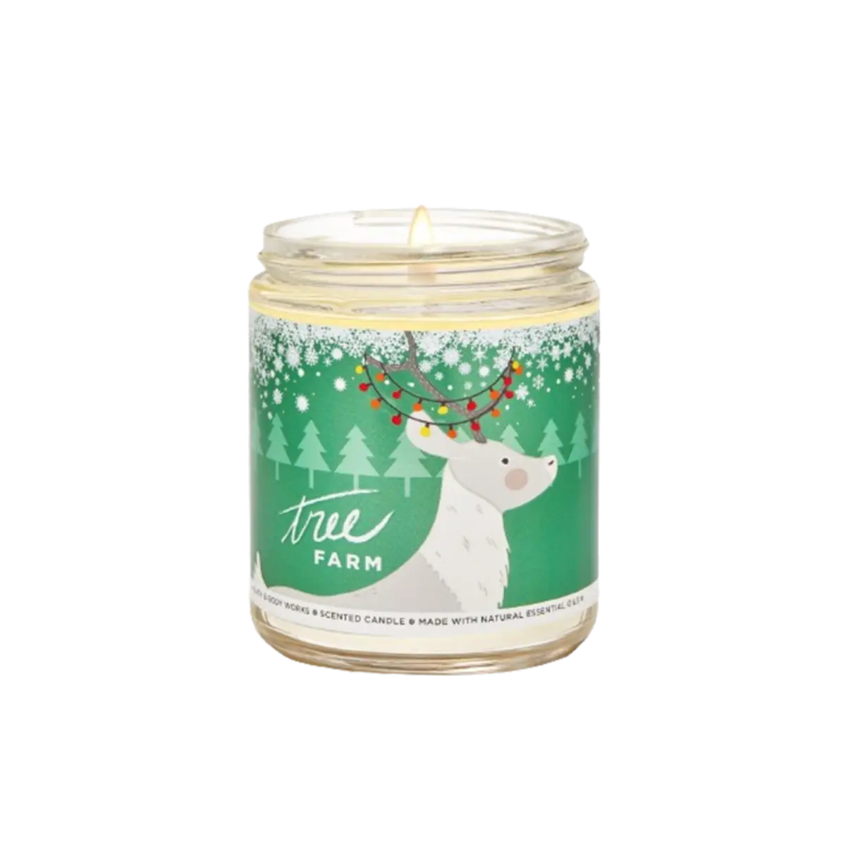 Bath & Body Works Single Wick Candle Tree Farm