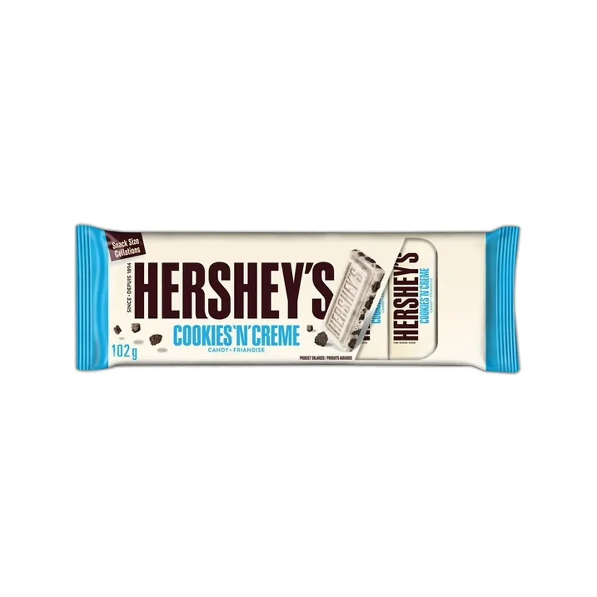 Hersheys Cookies N Cream Snack Size 102G