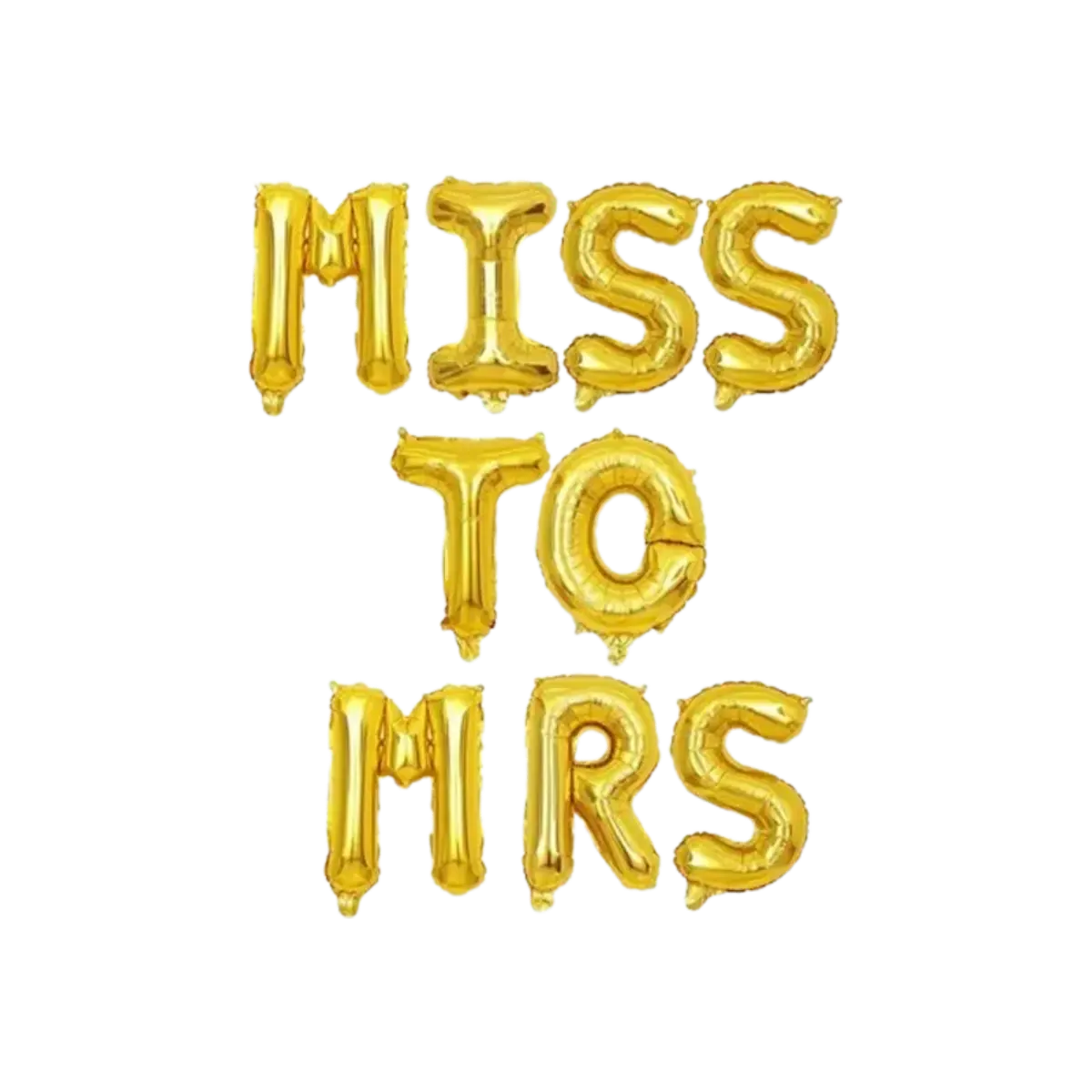 Miss To Mrs Smile Balloons 9Pcs