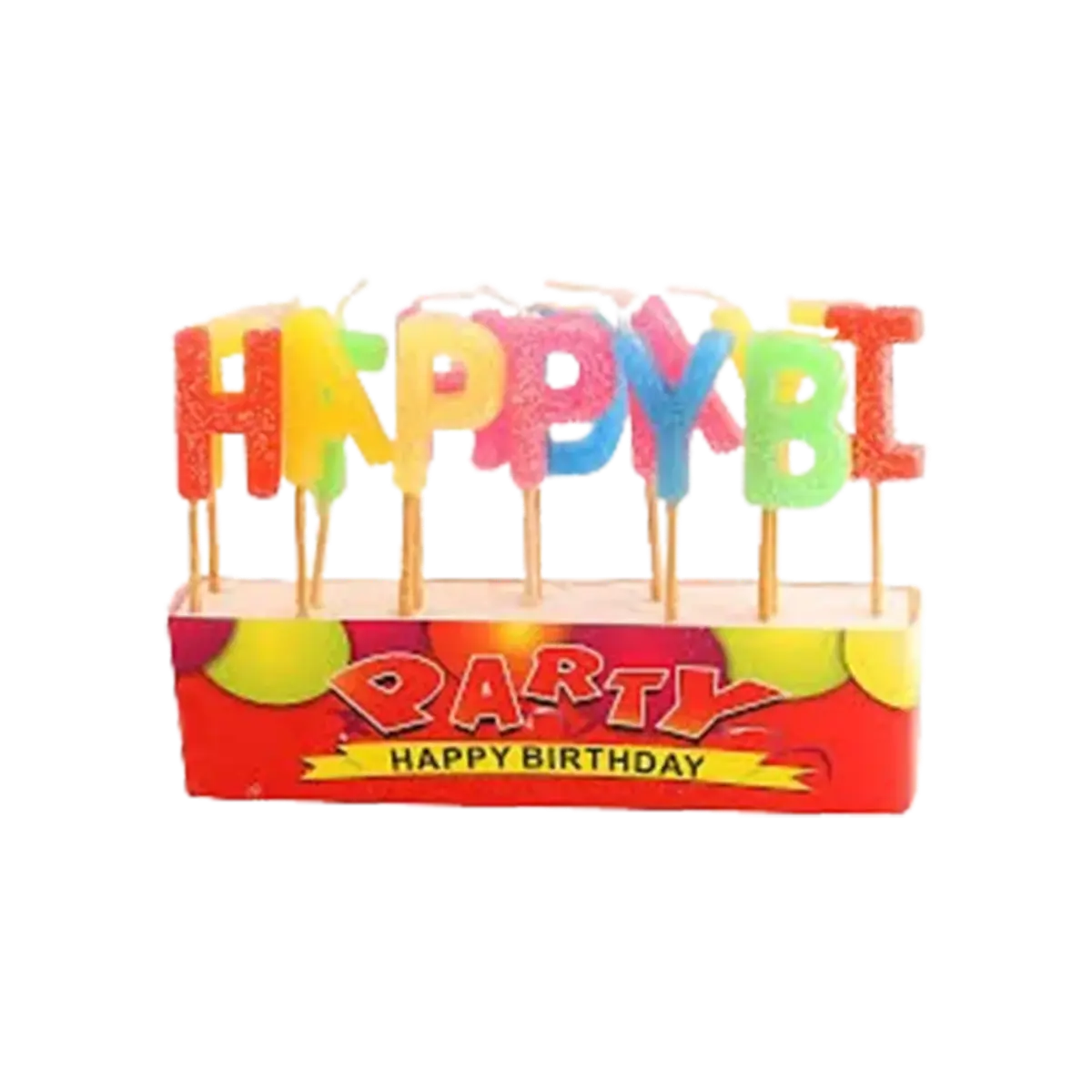 Happy Birthday Party Candles