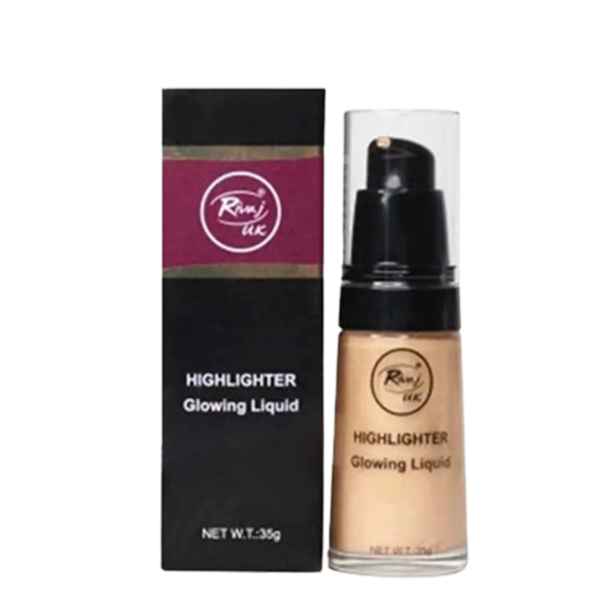 Rivaj UK Cosmetics Highlighter Glowing Liquid Shade # 01