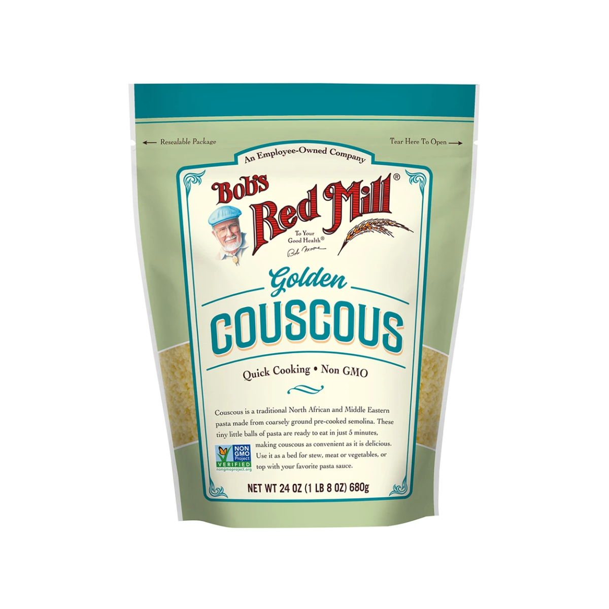 Bob's Red Mill, Golden Couscous, Case Of 4, 24 oz