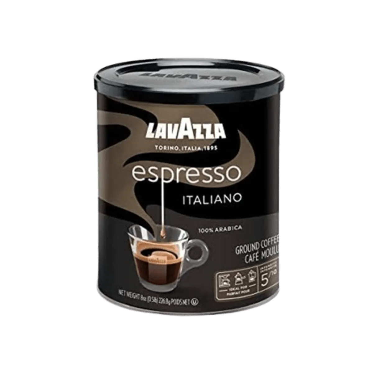 Lavazza Caffé Espresso Ground Coffee Medium Roast Tin