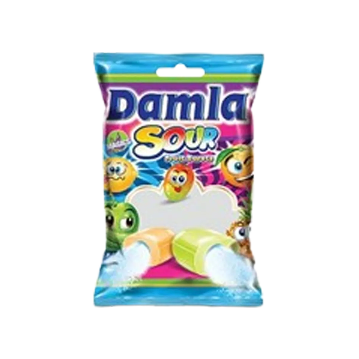 Tayas Damla Sour Fruit Bursts Candy 90g