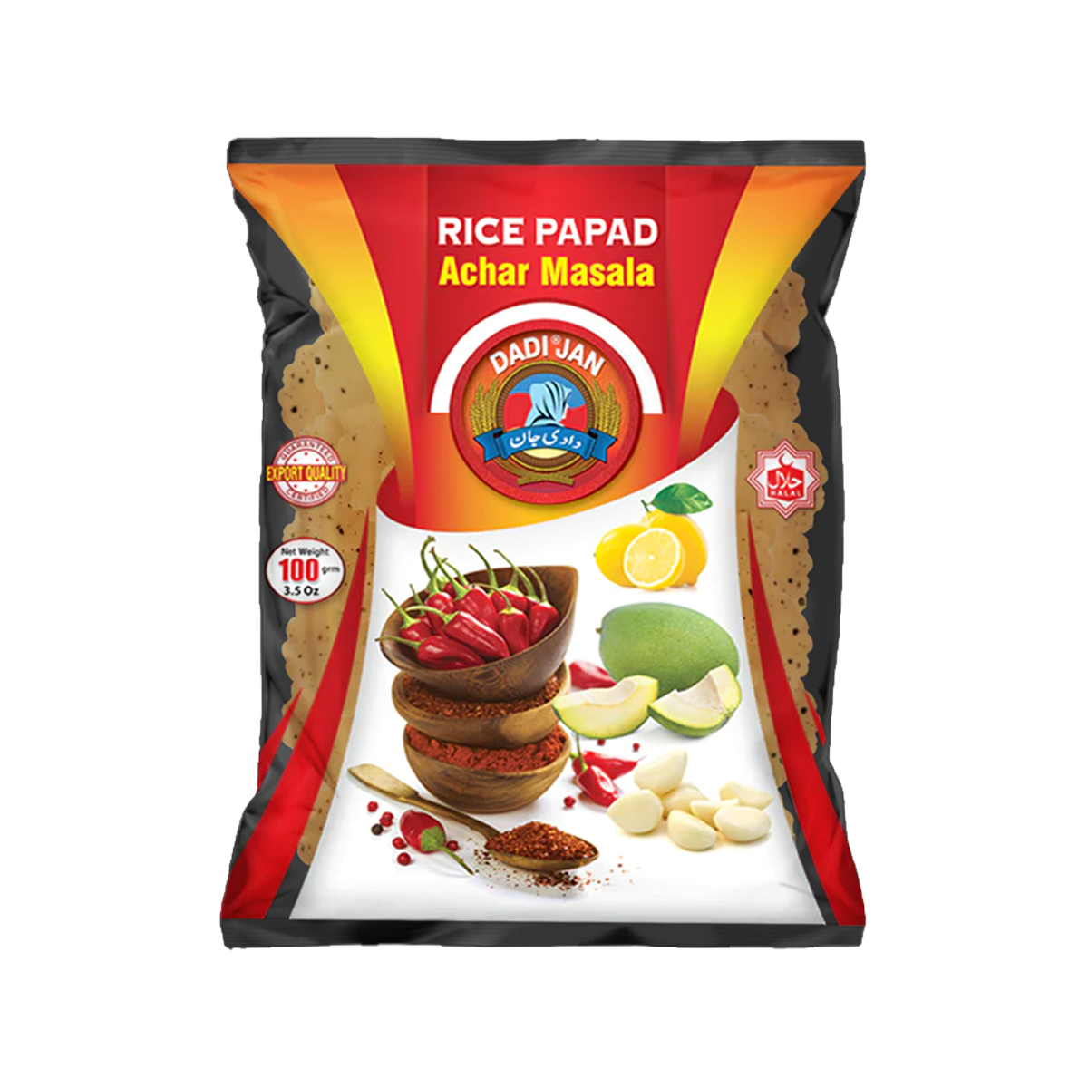 Dadi Jan rice papad achar masala 200gm