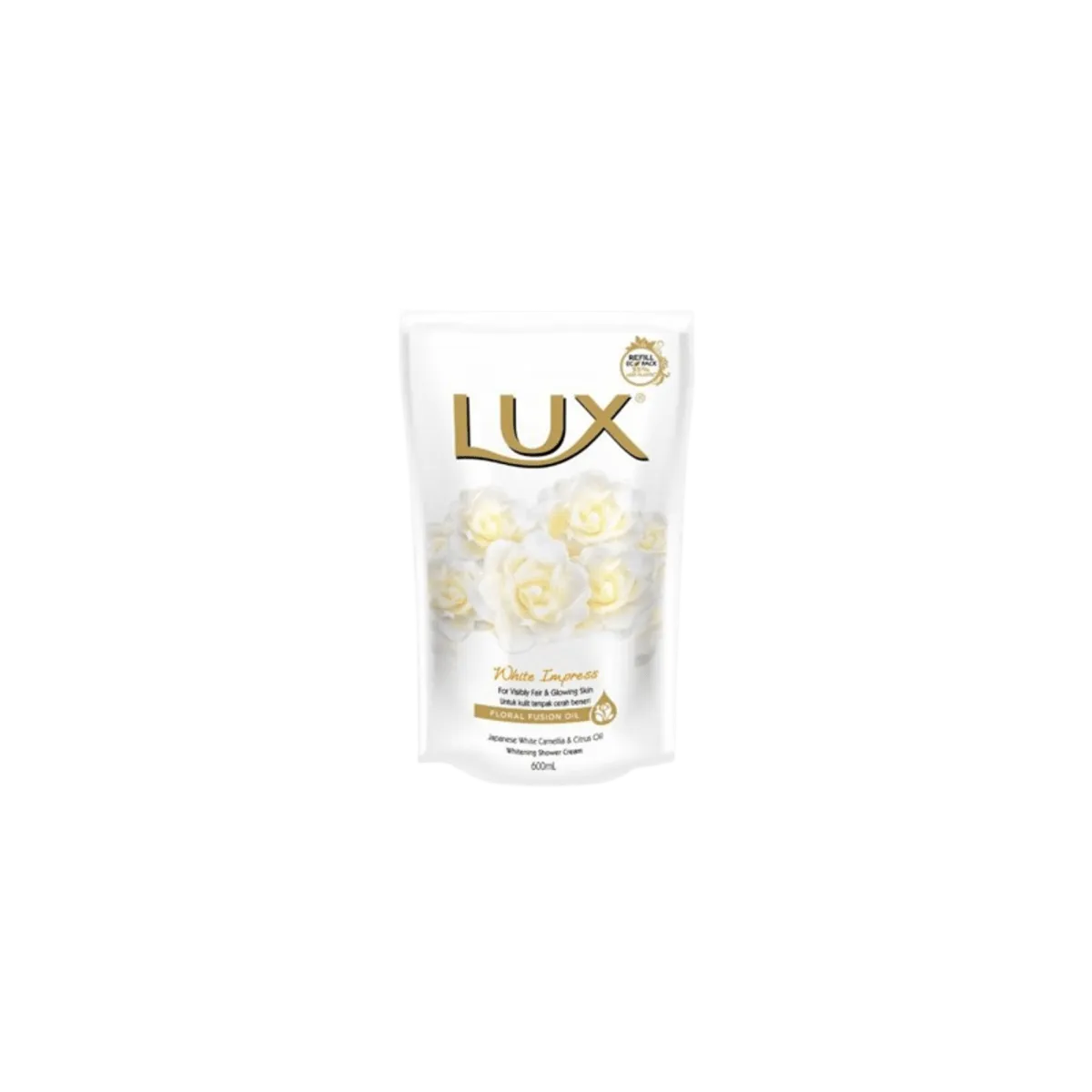 Lux White Impress Shower Cream Refill 600ml