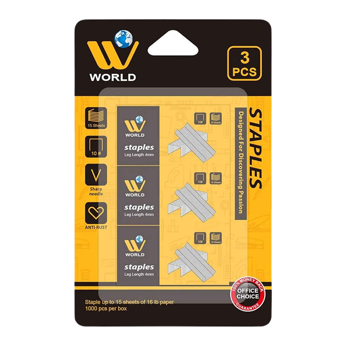 WBM Staples 3 Box 9512-2-P3