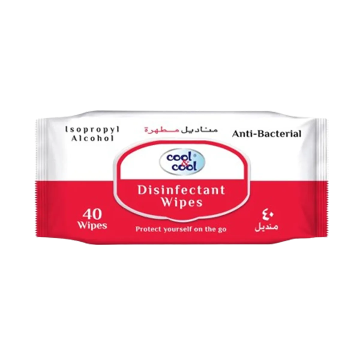 Cool & Cool Disinfectant Wipes 40s