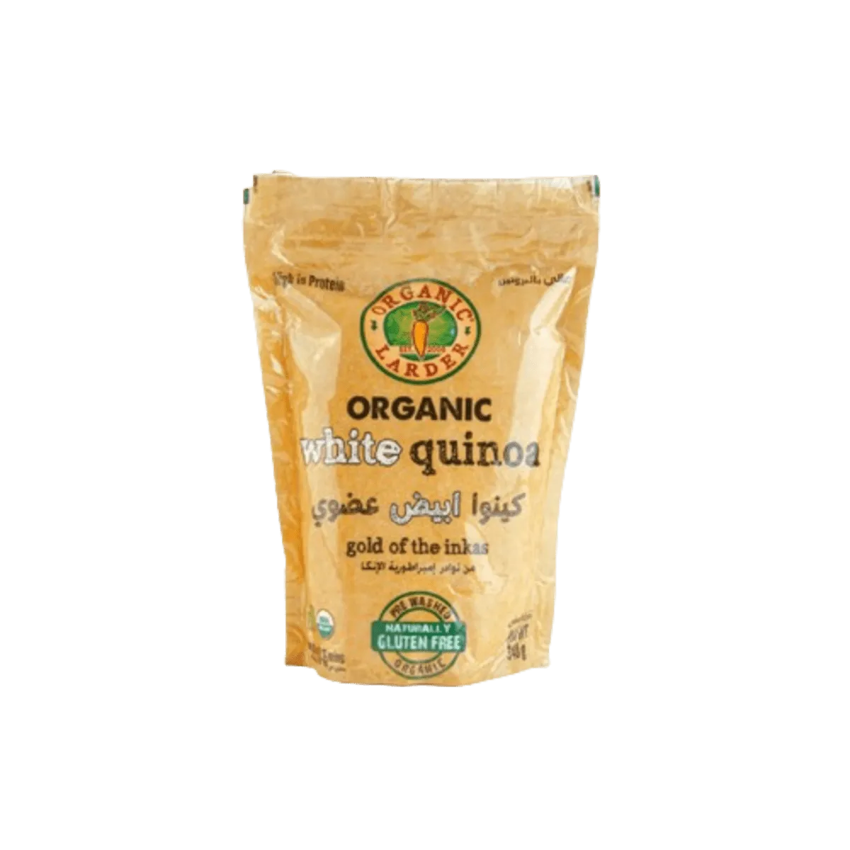 Organic Larder Organic White Quinoa 340G