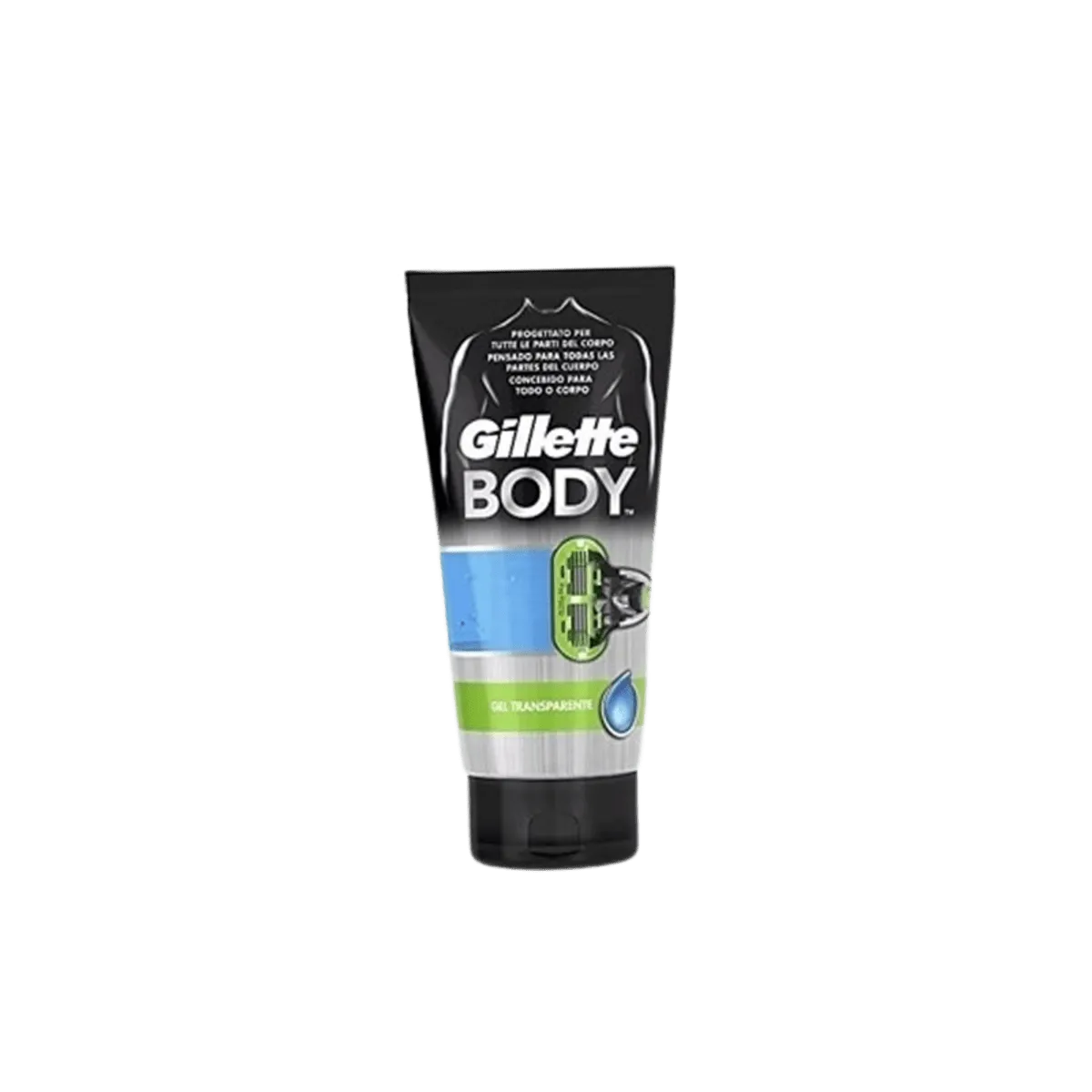 GILLETTE BODY MAN GEL TRANSPARENTE 175 M