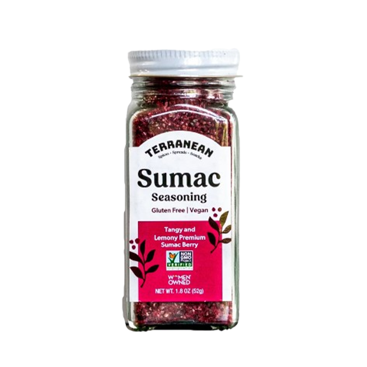 Terranean Herbs & Spices - Sumac Seasoning + 12pack + 1.8oz.