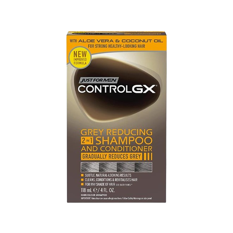 Just For Men Control GX Grey Reducing 2in1 Shampoo &