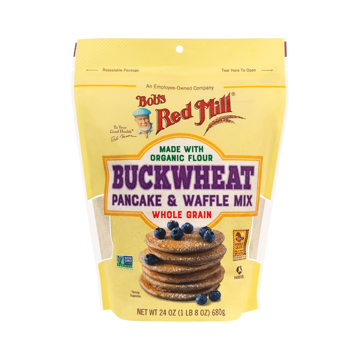 Bob's Red Mill, Pancake/Waffle Bckwht, Case Of 4, 24 oz