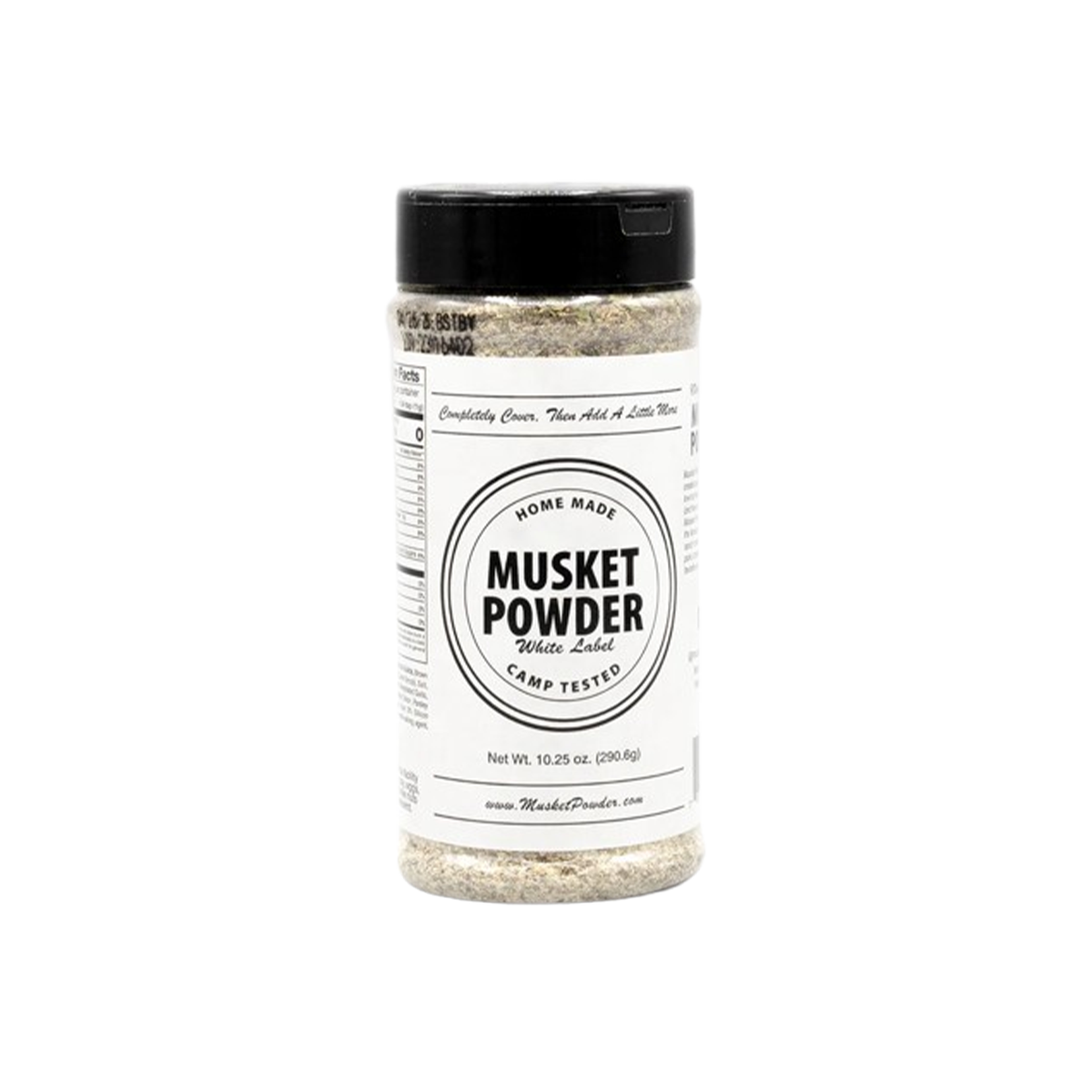Musket Powder Seasoning, White Label Seasoning - Case of 16 - 10 OZ