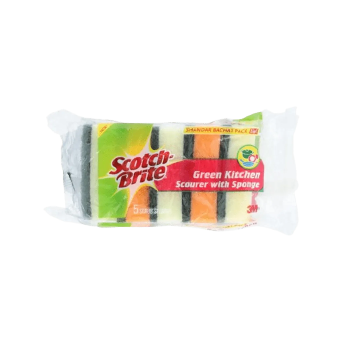 Scotch Brite Pad Bachat Pack (5 Pack)