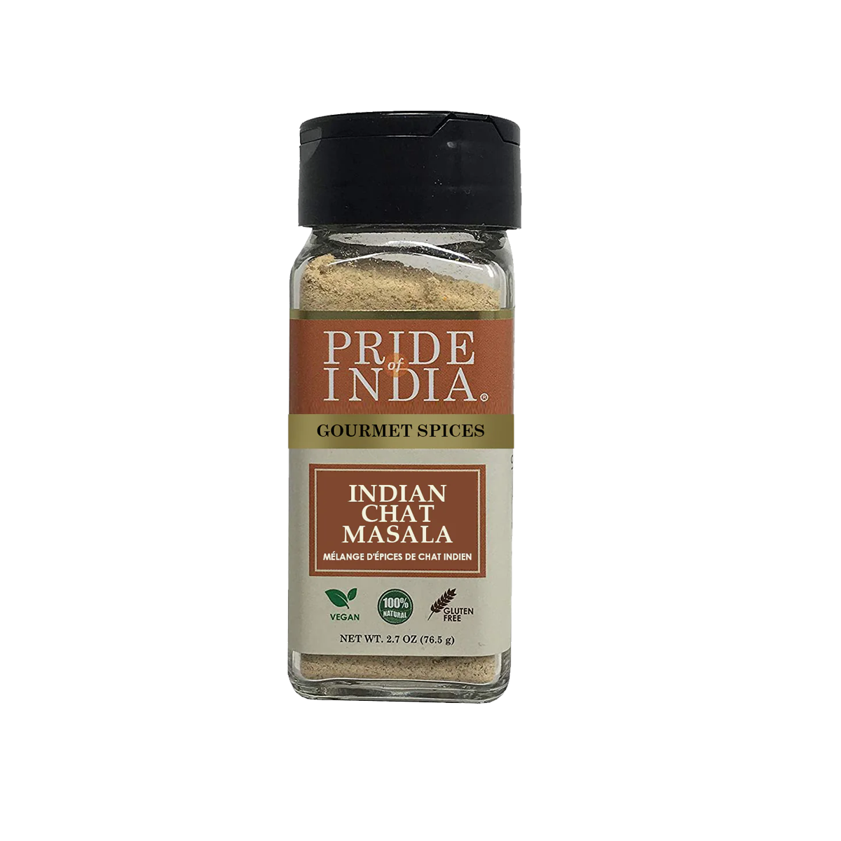 PRIDE OF INDIA Chat Masala - Case of 6 - 2.7 oz