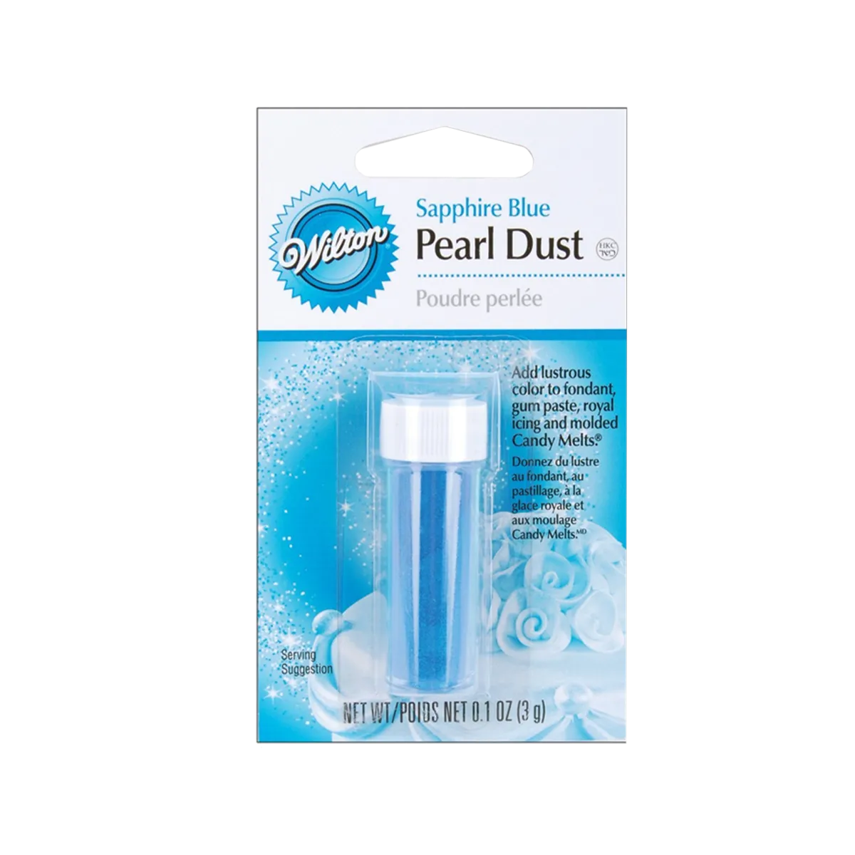 Wilton Pearl Dust Sapphire Blue 1.4G