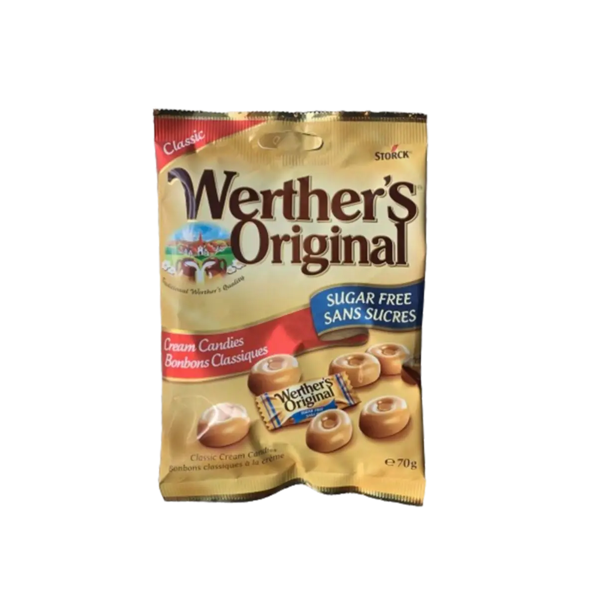 Werthers Original No Sugar Added 70 G