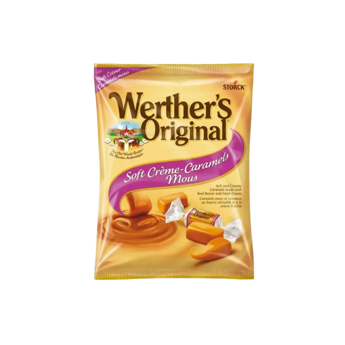 Werthers Original Soft Crã¨Me Caramel Candy 128G