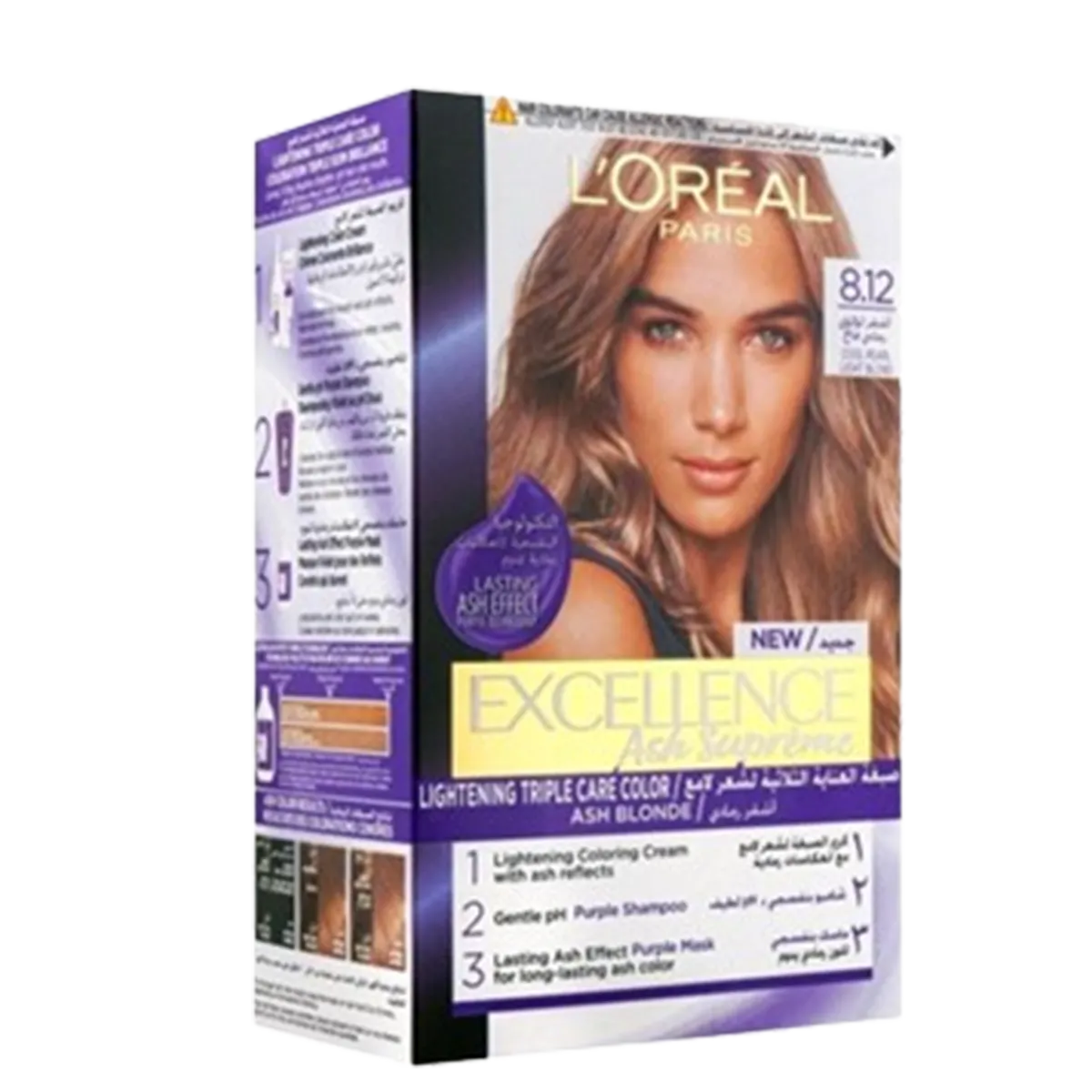 Loreal Excellence Ash Supreme Hair Color 8.12