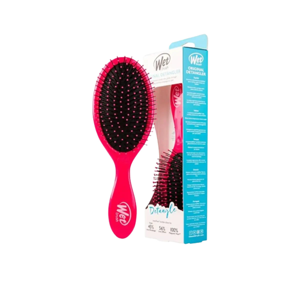 Wet Brush Detangler, Pink, Original