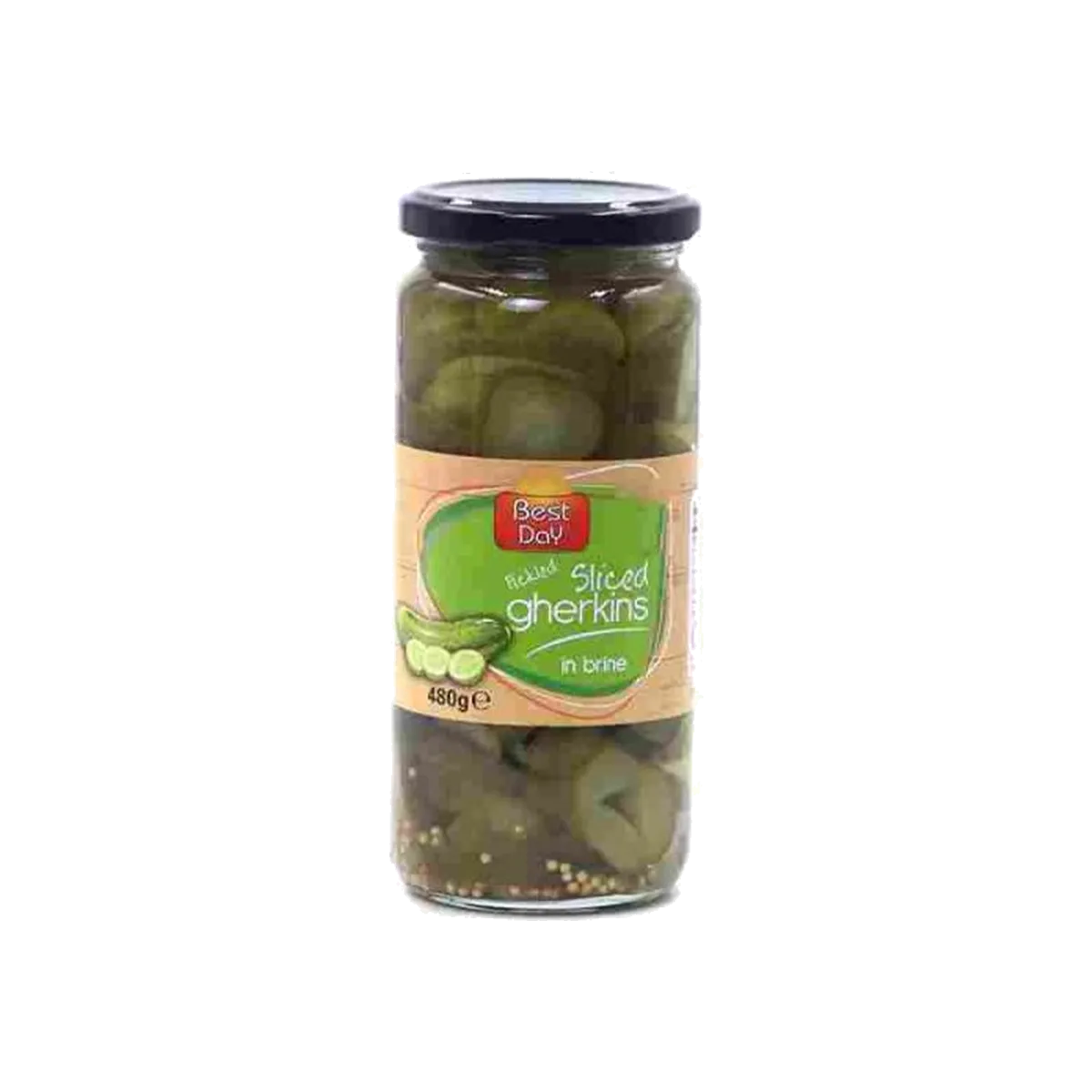 Best Day Slice Gherkins in brine 480g