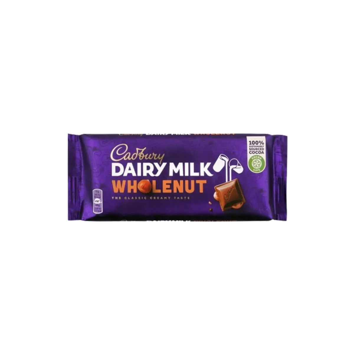 Chocolate Cadbury Dairy Milk Wholenut 120Gr