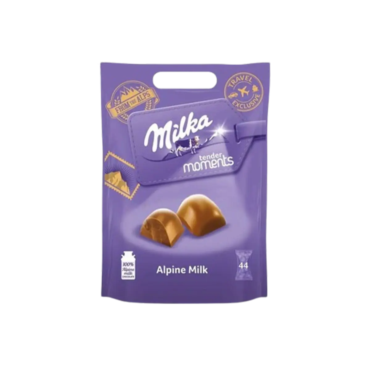 Milka Tender Movements Alpine Milk Pouch 405G