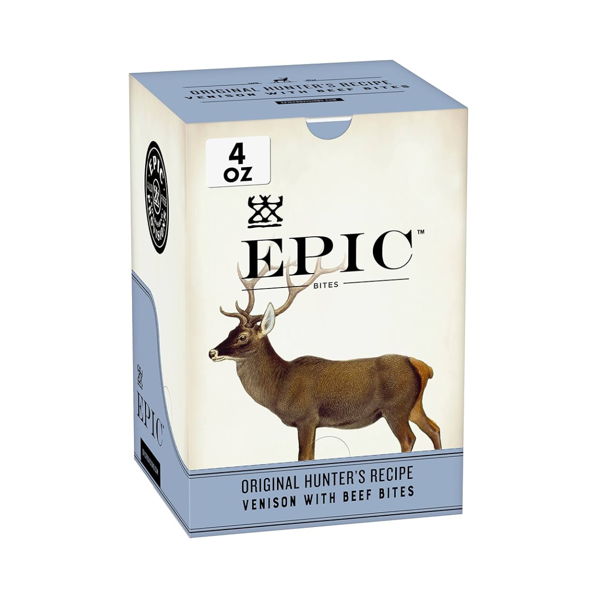 Epic International, Original Hunter's Recipe Tender Venison Steak Jerky, Case Of 8, 2.5 oz