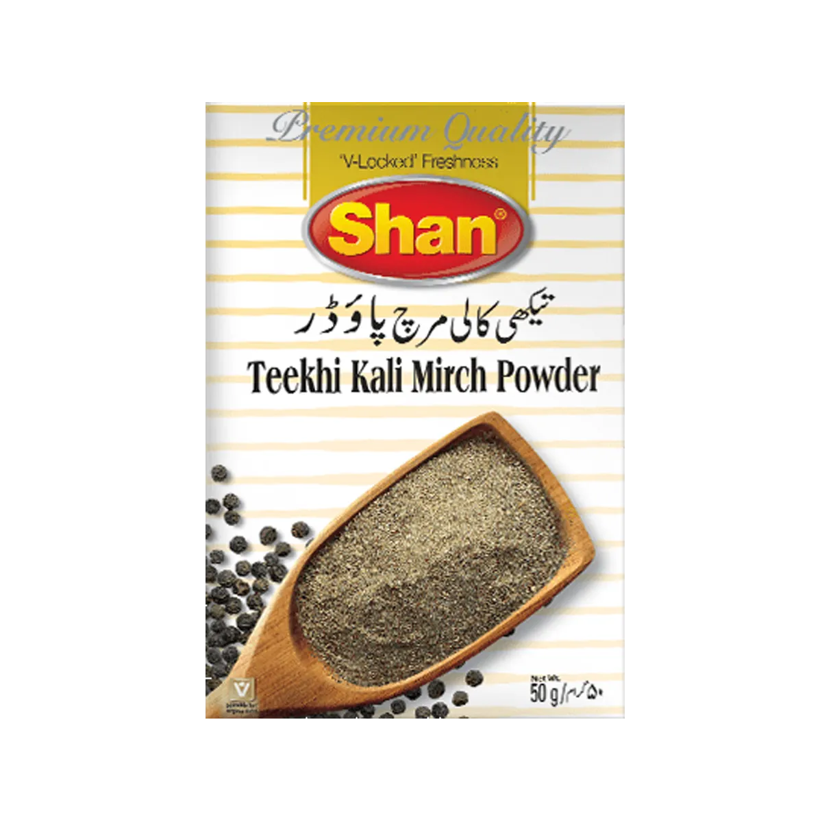 Shan Spice Teekhi Kali Mirch Powder 25G: