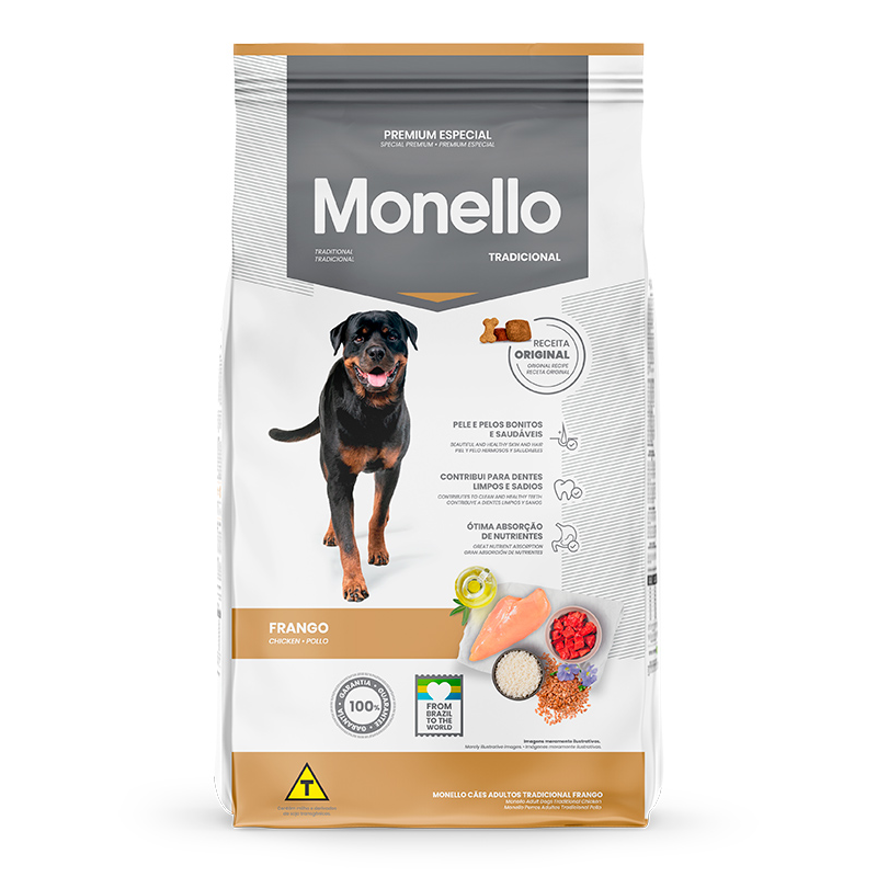 MONELLO Dog Food Adult Traditional 15KGsd