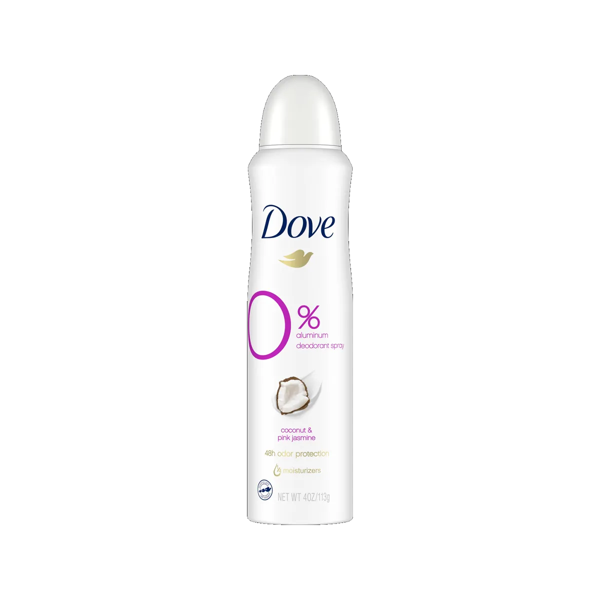 Dove Beauty Aluminum Coconut Pink Jasmine 113G