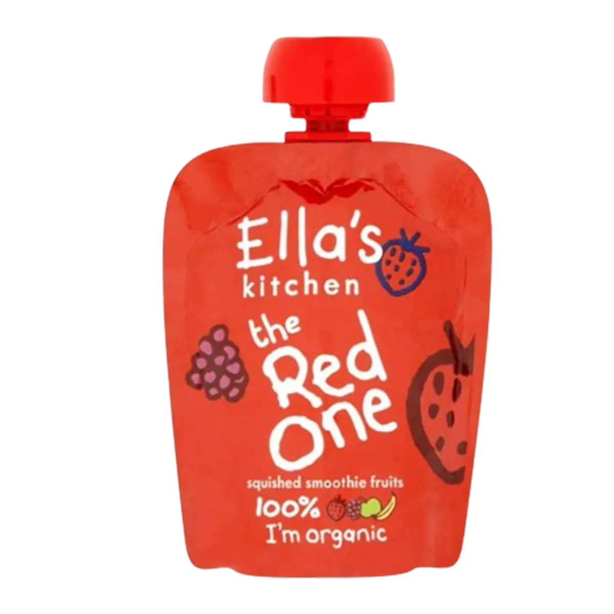 Ellas Kitchen Organic The Red One Squished Fruits 90g