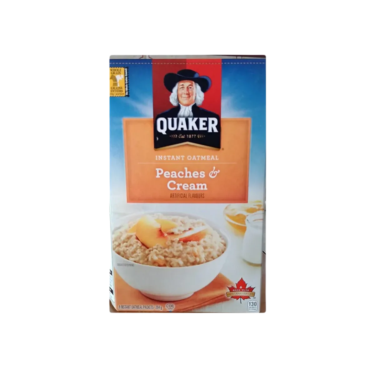 Quaker Oatmeal Peaches & Cream 264g