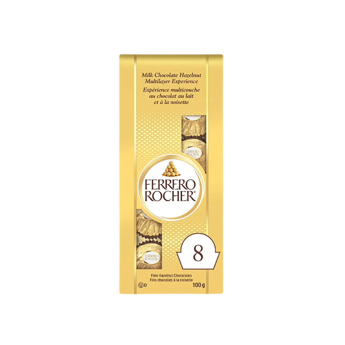 Ferrero Rocher Fine Hazenut Chocolates 100g