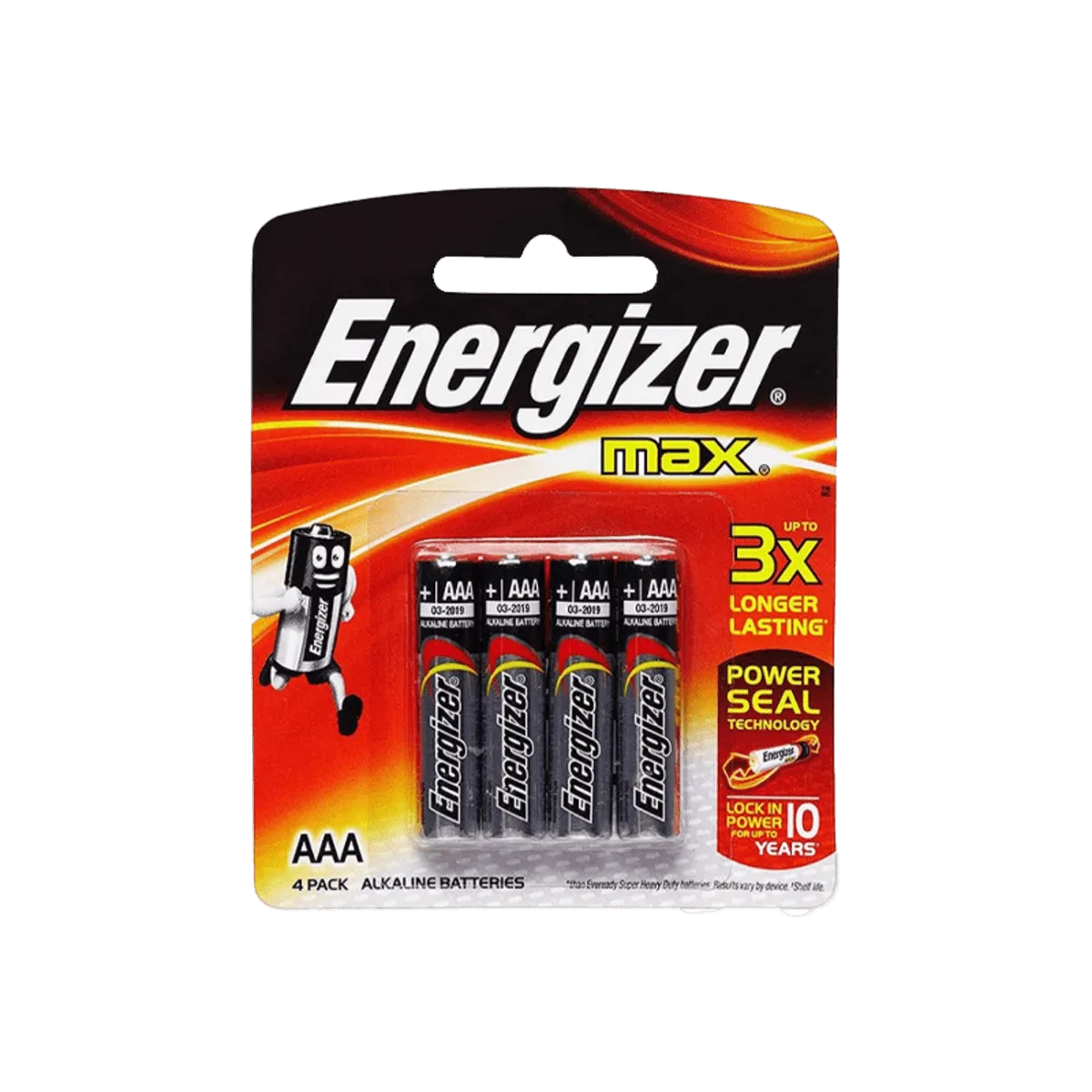 Energizer Batteries AAA-4 2016 No Max