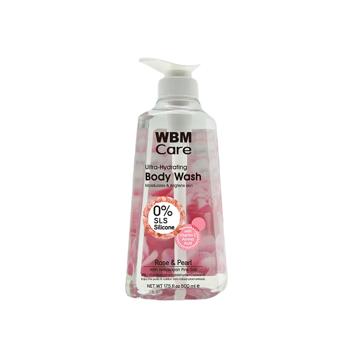 WBM Body Wash Rose & Pearl 500ml