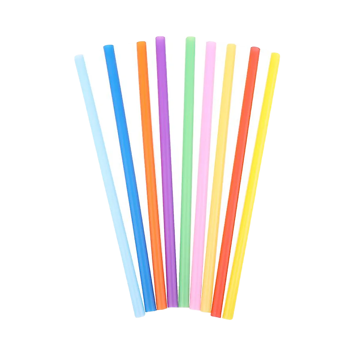 Hotpack 12MM Straw Mix Color 100 Count