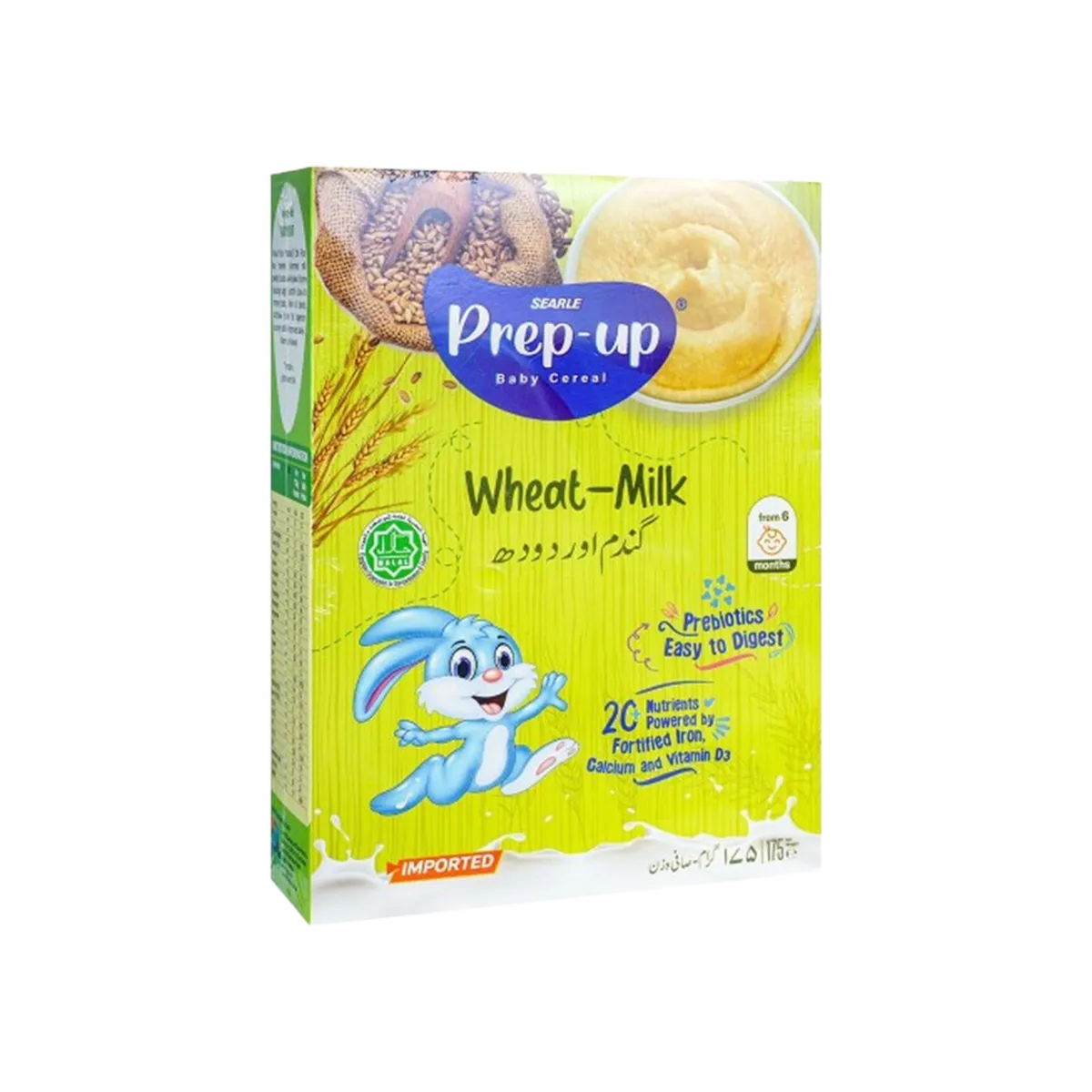 Searle Prep-Up Baby Cereal Wheat Milk  175g